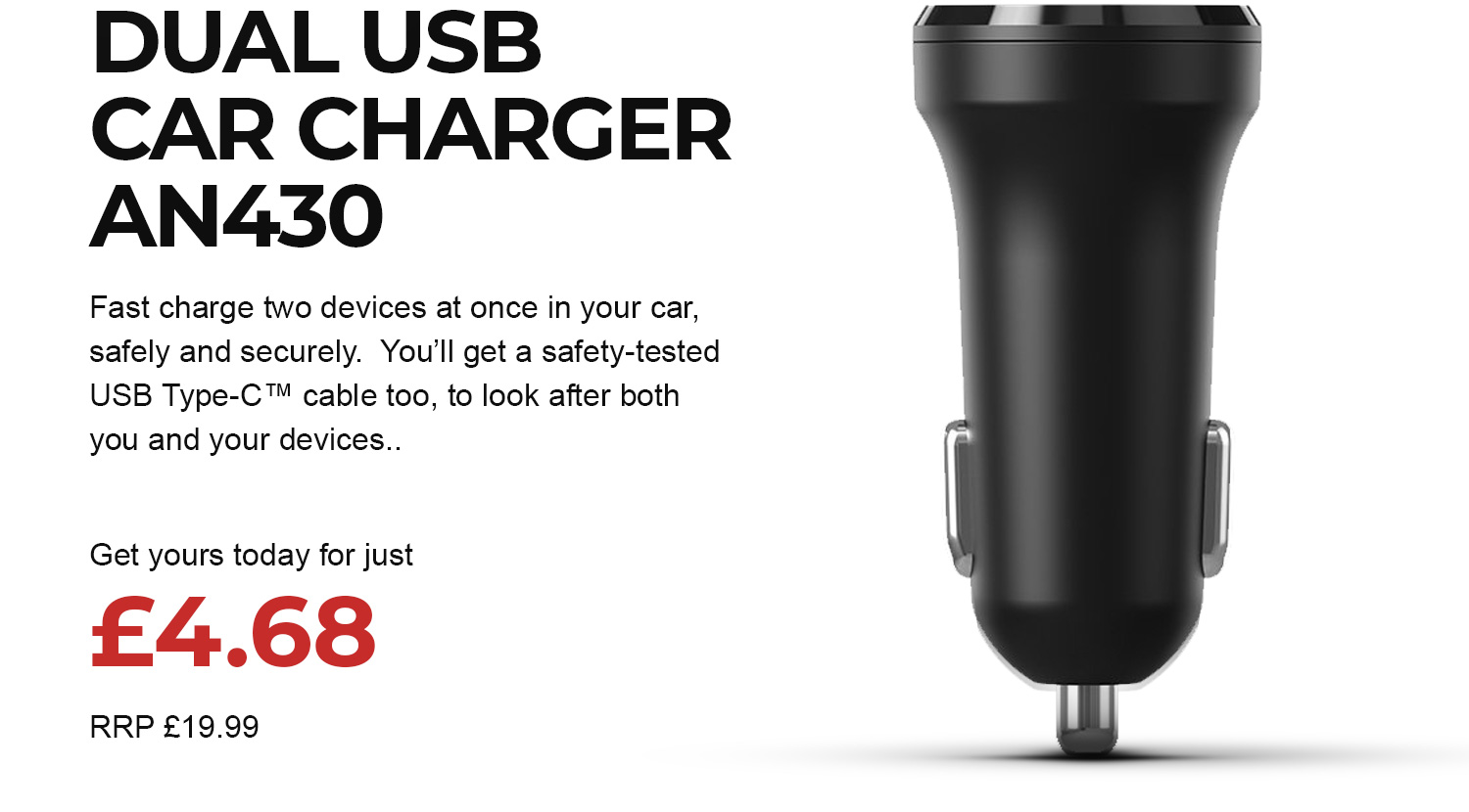Sony AN430 Duel USB Car Charger