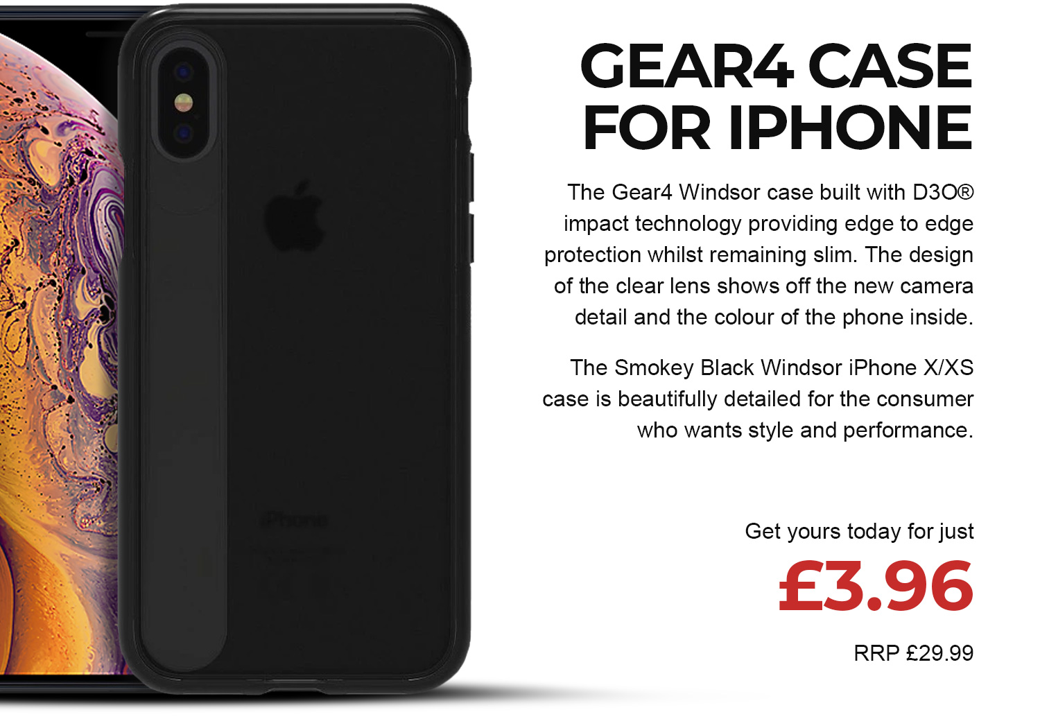 GEAR4 Windsor Case - iPhone X/XS